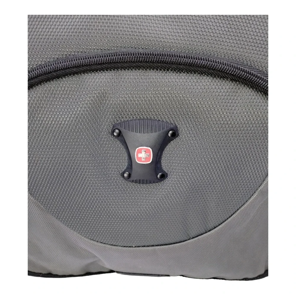 Swiss‎ Gear Laptop Messenger Bag Shoulder Cloth Gray Dark Grey Black Swissgear